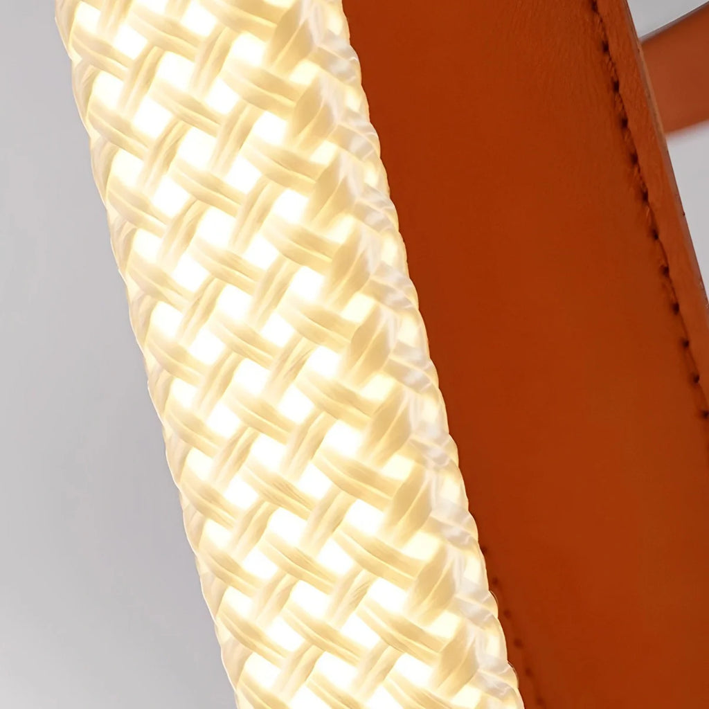 Shalom Leather Chandelier for Staircase