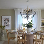 Tiered Modern Candle Chandelier
