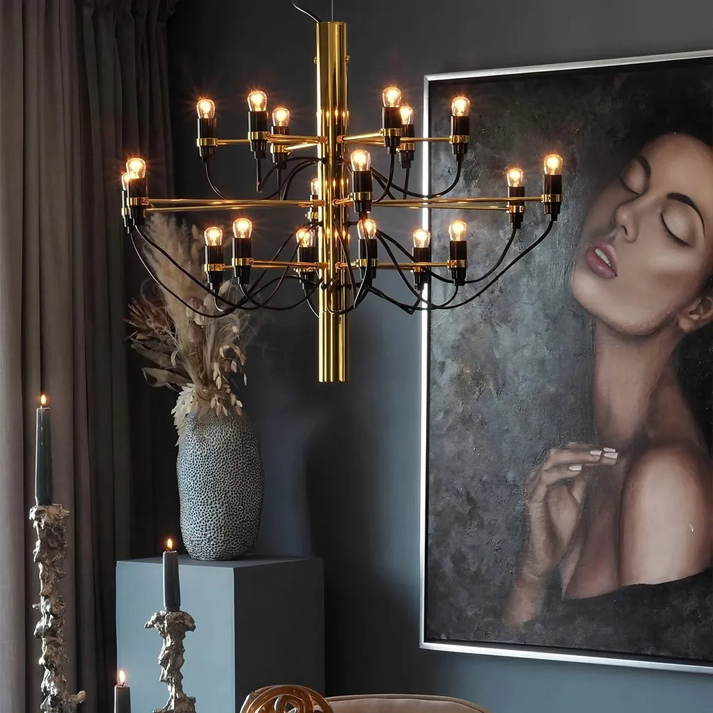 Tiered Modern Candle Chandelier