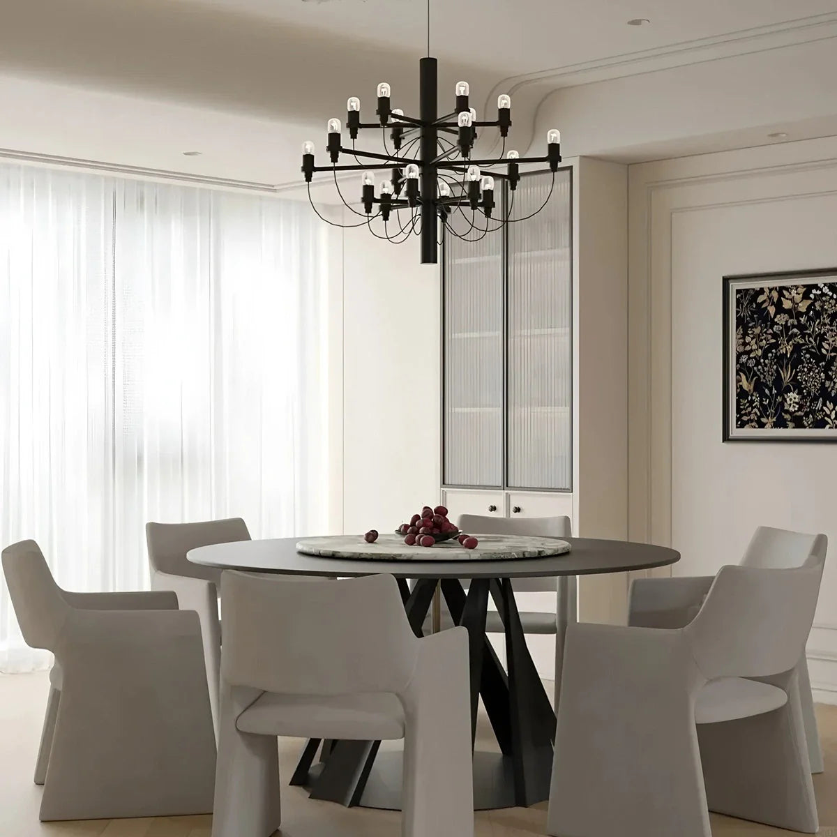 Tiered Modern Candle Chandelier