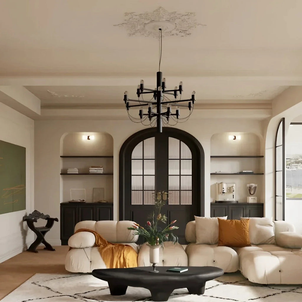 Tiered Modern Candle Chandelier