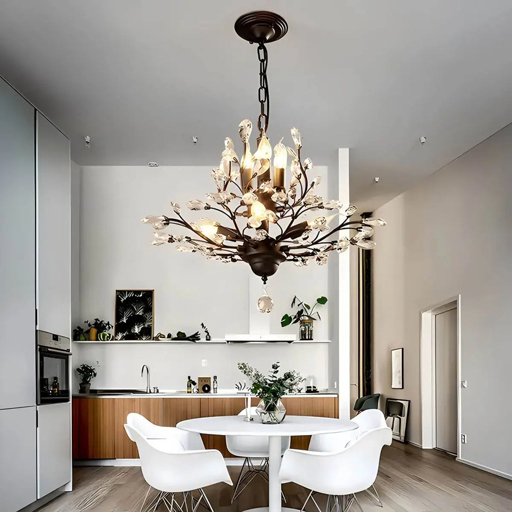 Tree Branch Crystal Chandelier for Living Room