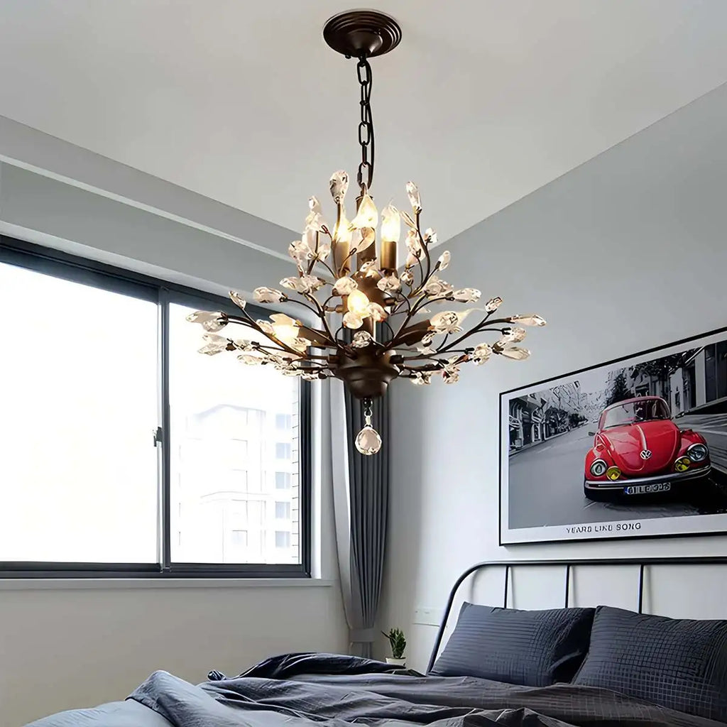 Tree Branch Crystal Chandelier for Living Room