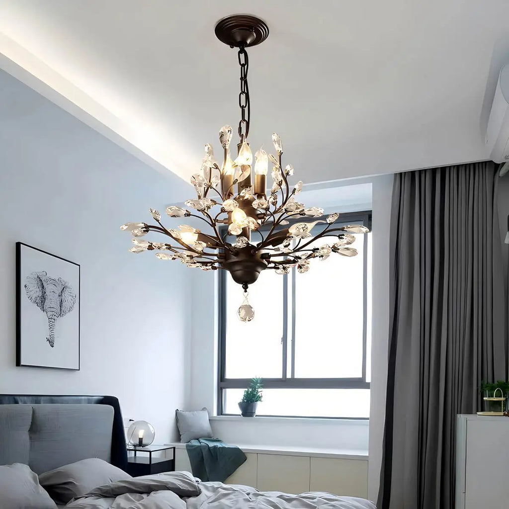 Tree Branch Crystal Chandelier for Living Room