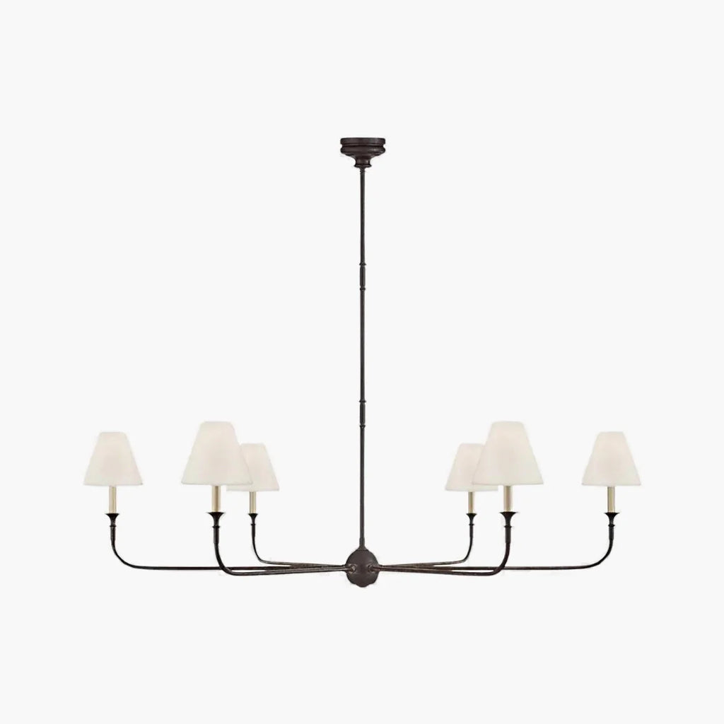 Vintage Retro Metal Chandelier