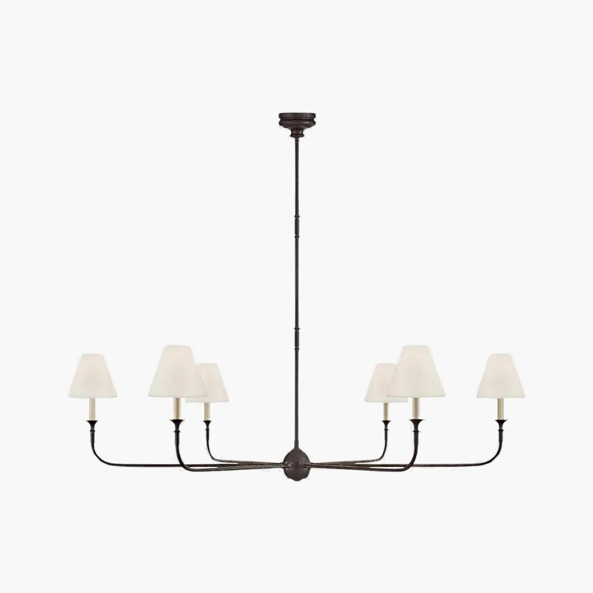 Vintage Retro Metal Chandelier