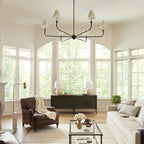 Vintage Retro Metal Chandelier