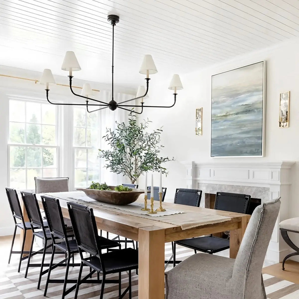 Vintage Retro Metal Chandelier