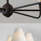 Vintage Retro Metal Chandelier