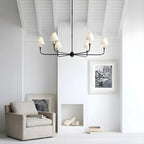 Vintage Retro Metal Chandelier