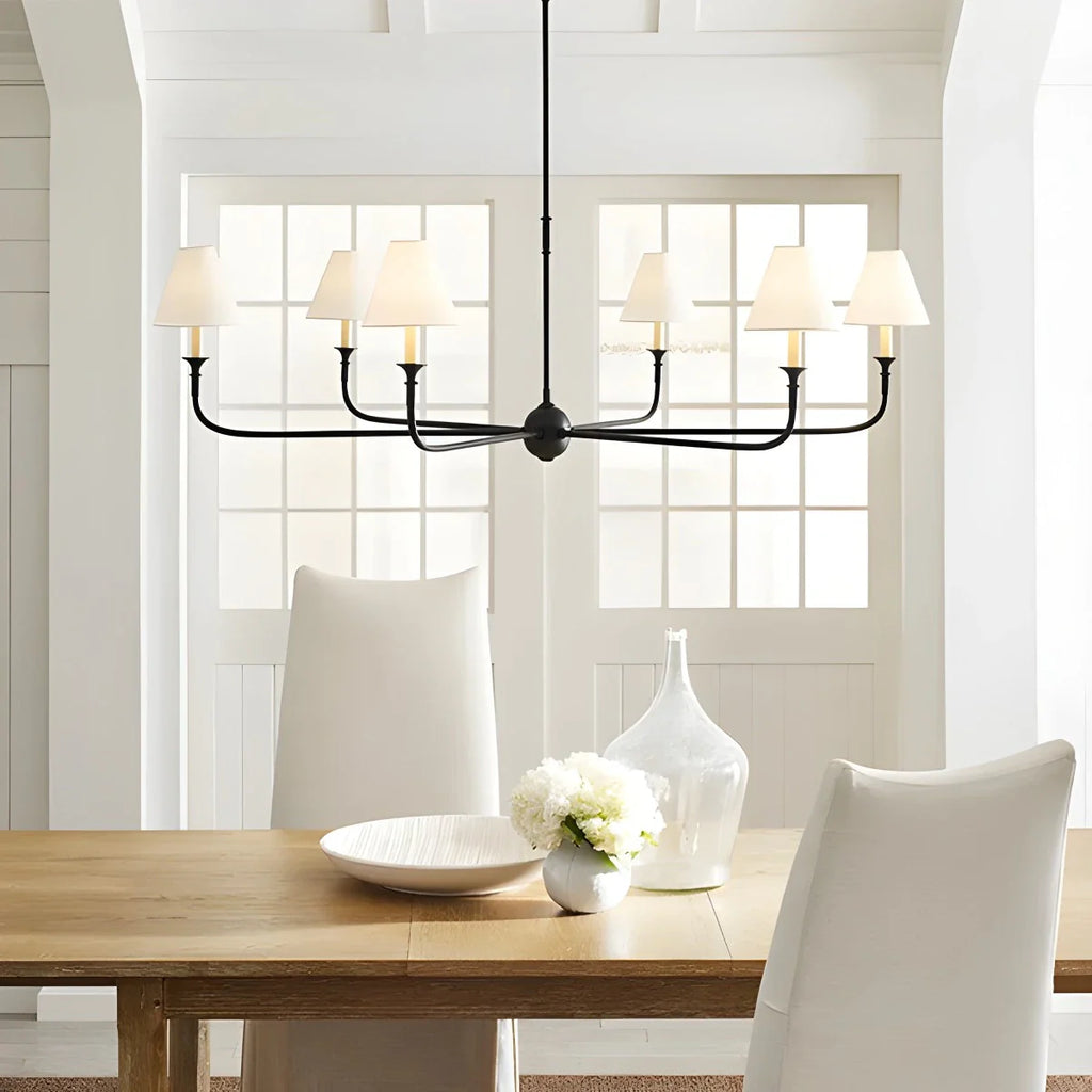 Vintage Retro Metal Chandelier