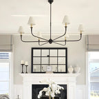 Vintage Retro Metal Chandelier