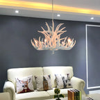 Antler Shape Resin Chandelier for Living Room