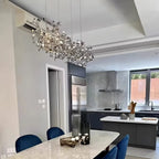 Argent/Gold Cloud Multi Pendant Chandelier