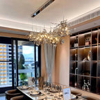 Argent/Gold Cloud Multi Pendant Chandelier