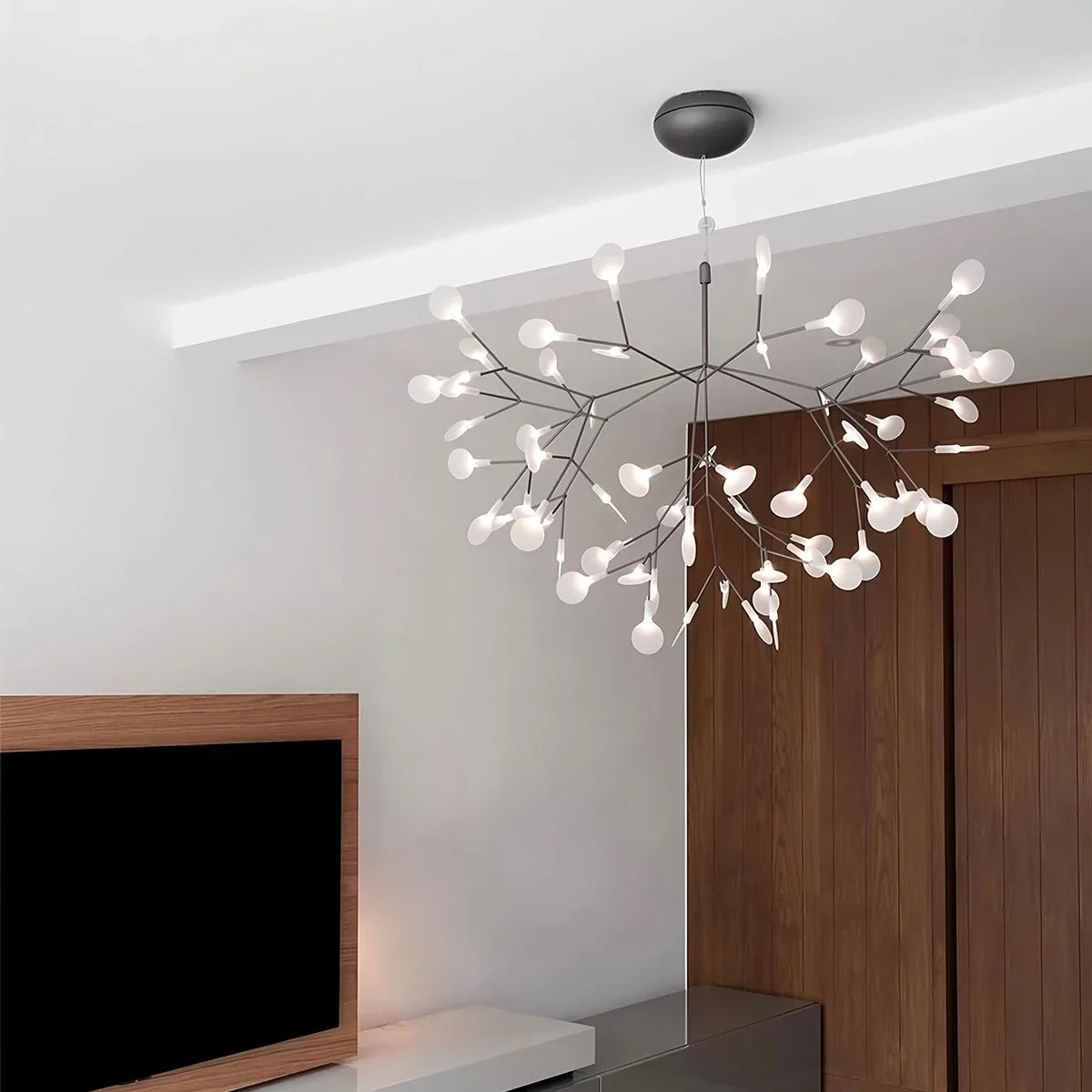 Black Firefly LED Chandelier