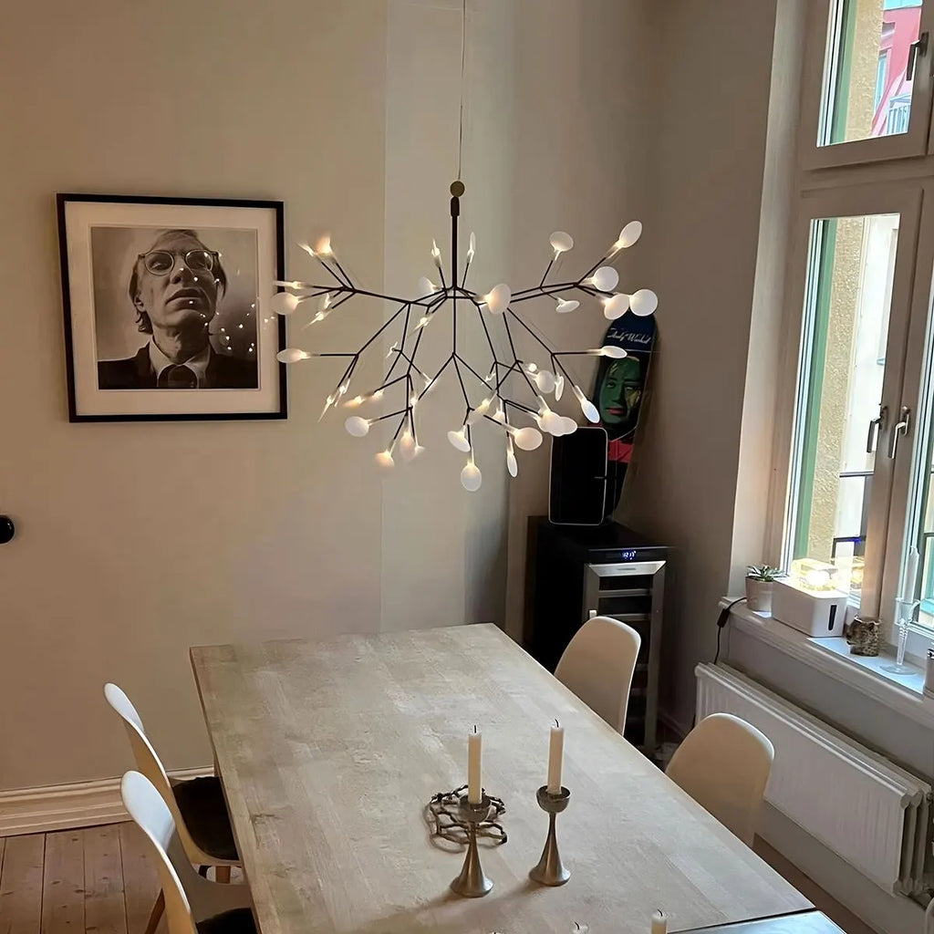 Black Firefly LED Chandelier