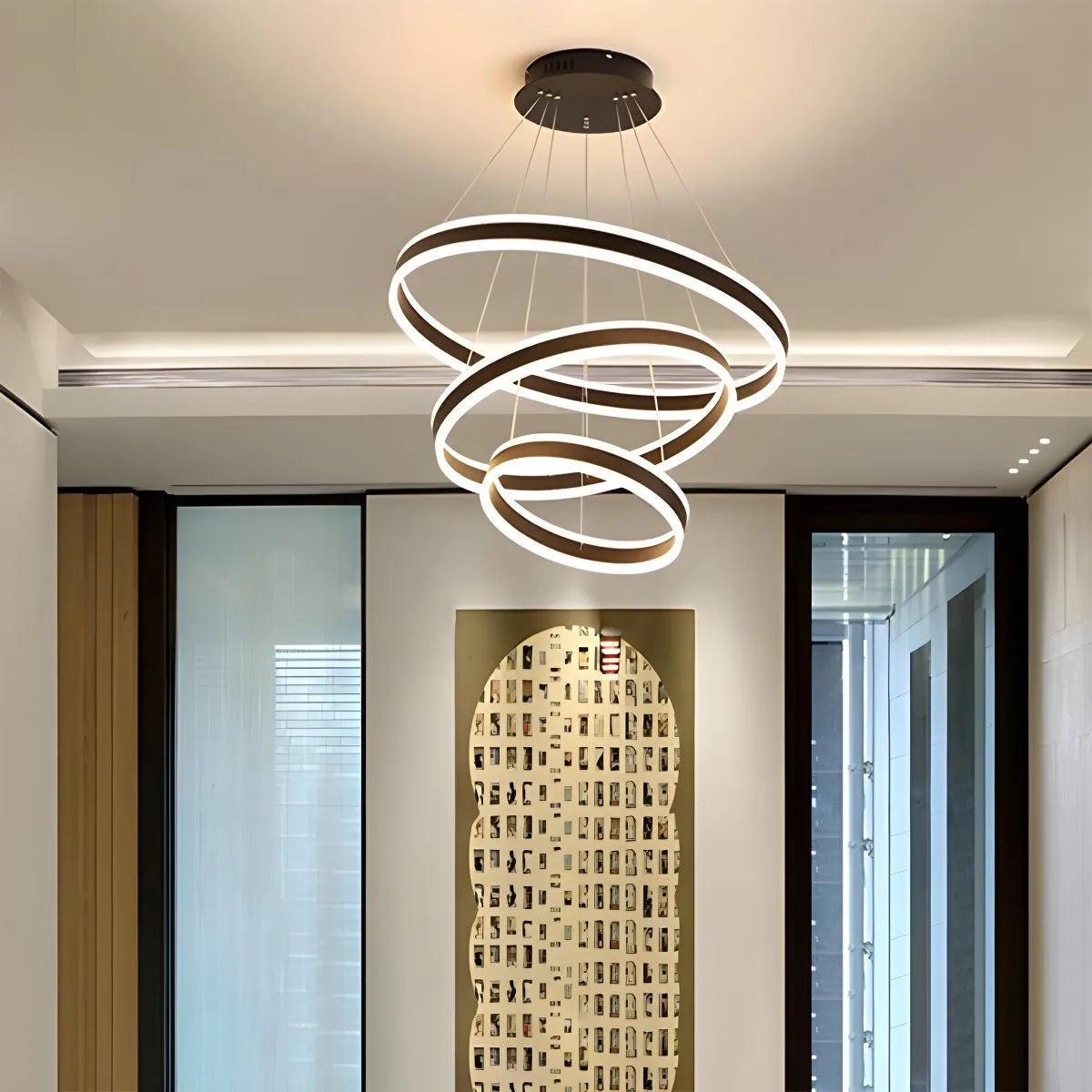 Circle Layered Living Room Chandelier
