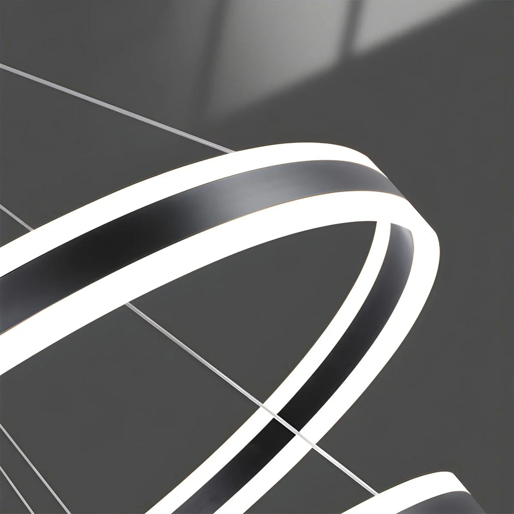 Circle Layered Living Room Chandelier