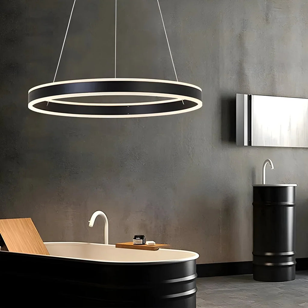 Circle Layered Living Room Chandelier