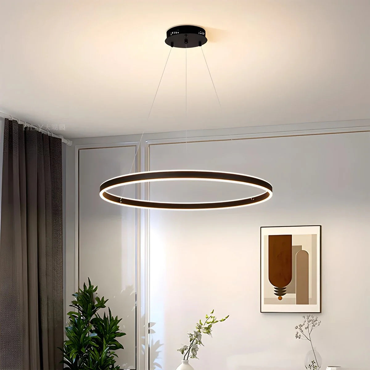 Circle Layered Living Room Chandelier