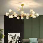 Crystal Ball Round Cluster Chandelier