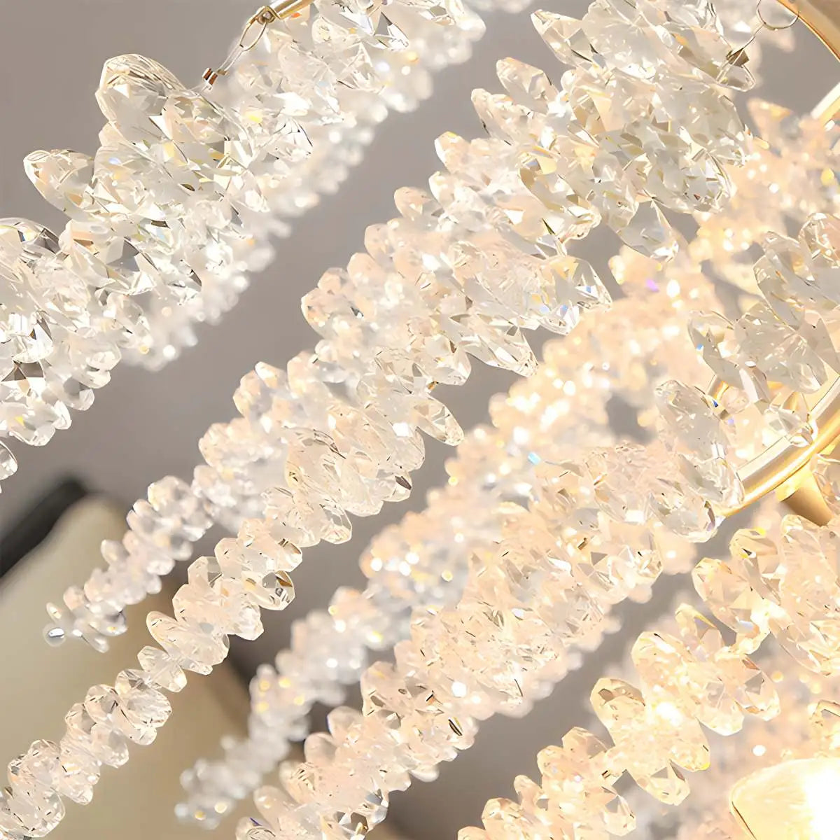 Crystal Tassel Chandelier for Living Room
