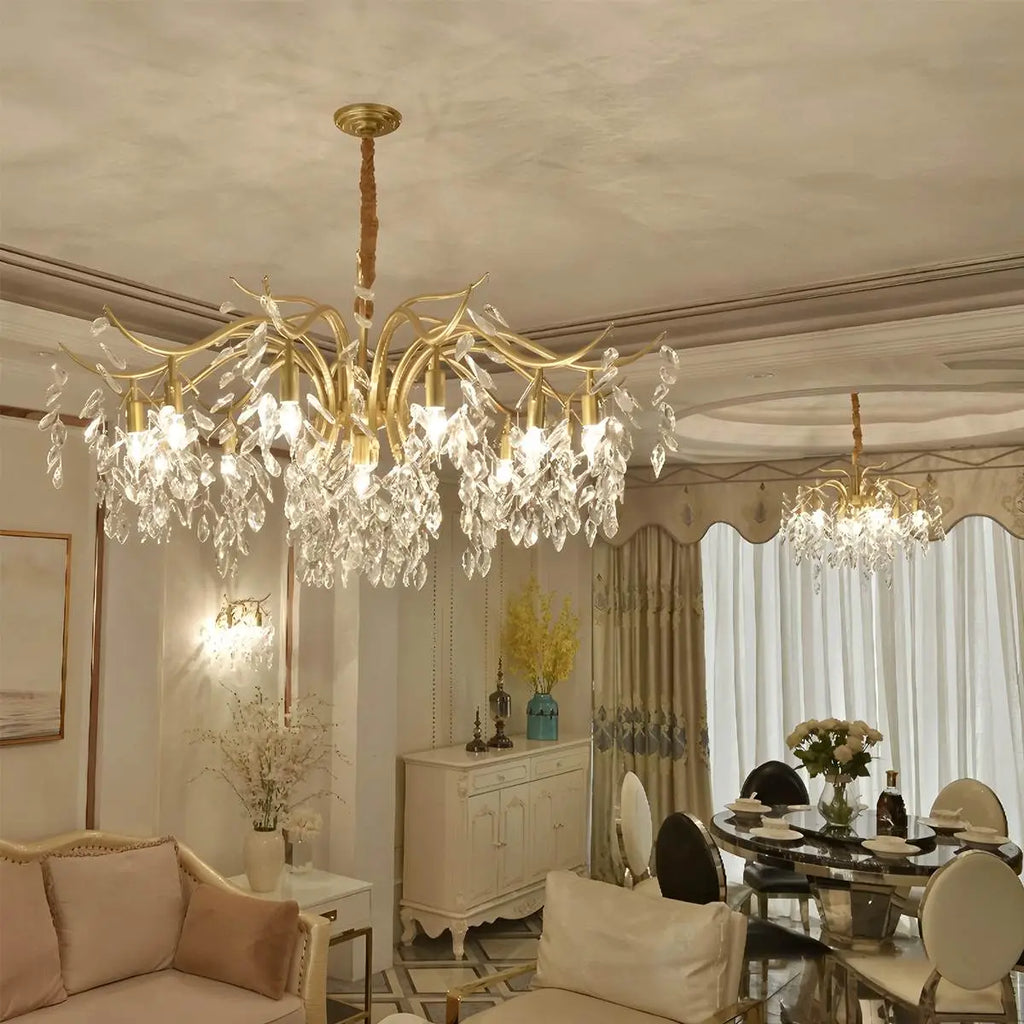 French Light Luxury Crystal Chandelier