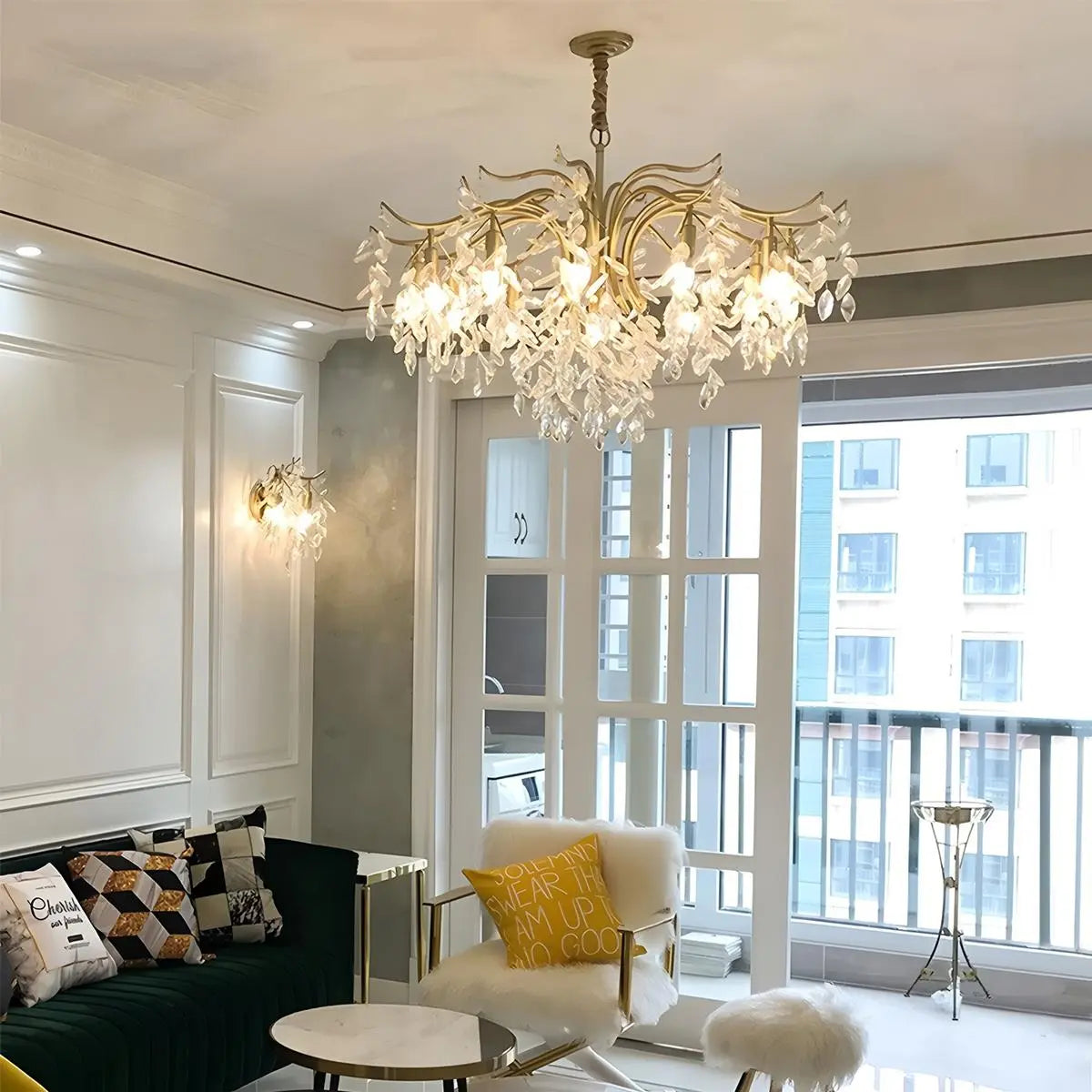 French Light Luxury Crystal Chandelier