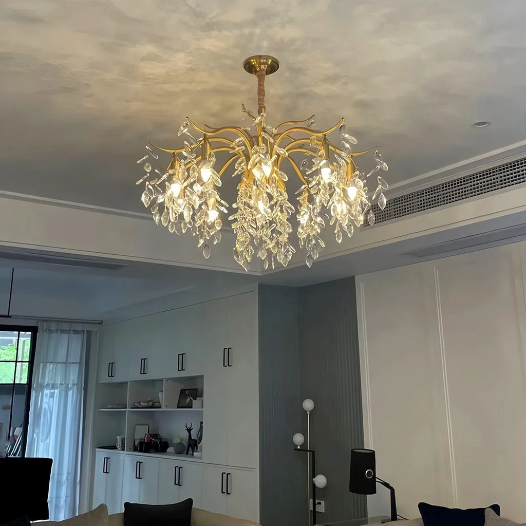 French Light Luxury Crystal Chandelier