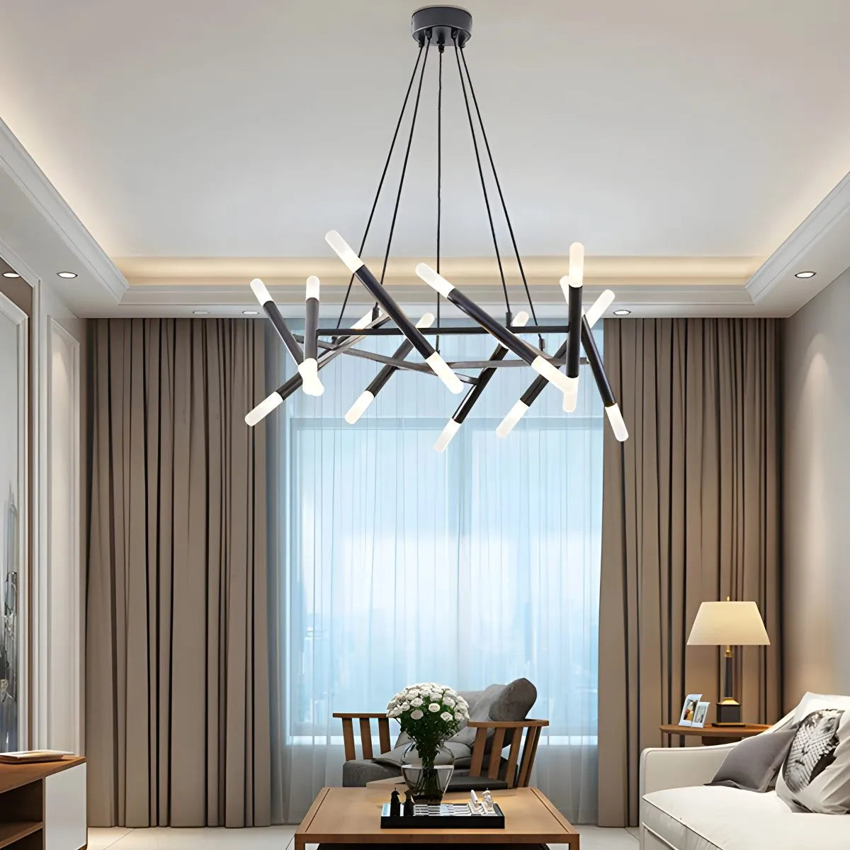 LED Nestle Chandelier for Living Room