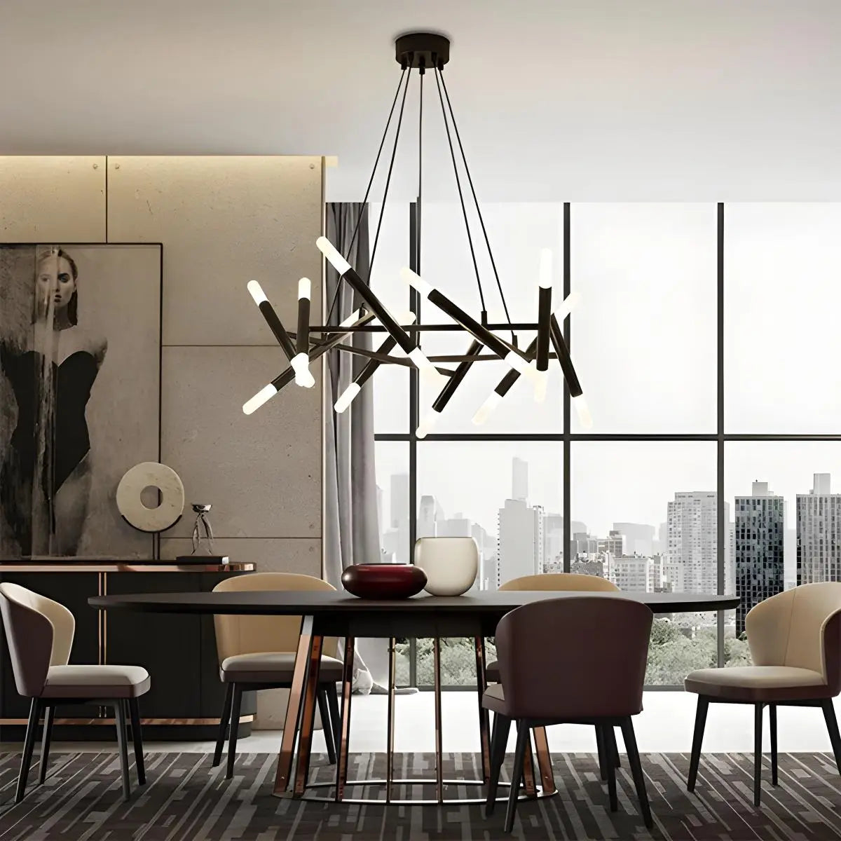 LED Nestle Chandelier for Living Room