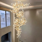 Large Ginkgo Leaf Chandelier