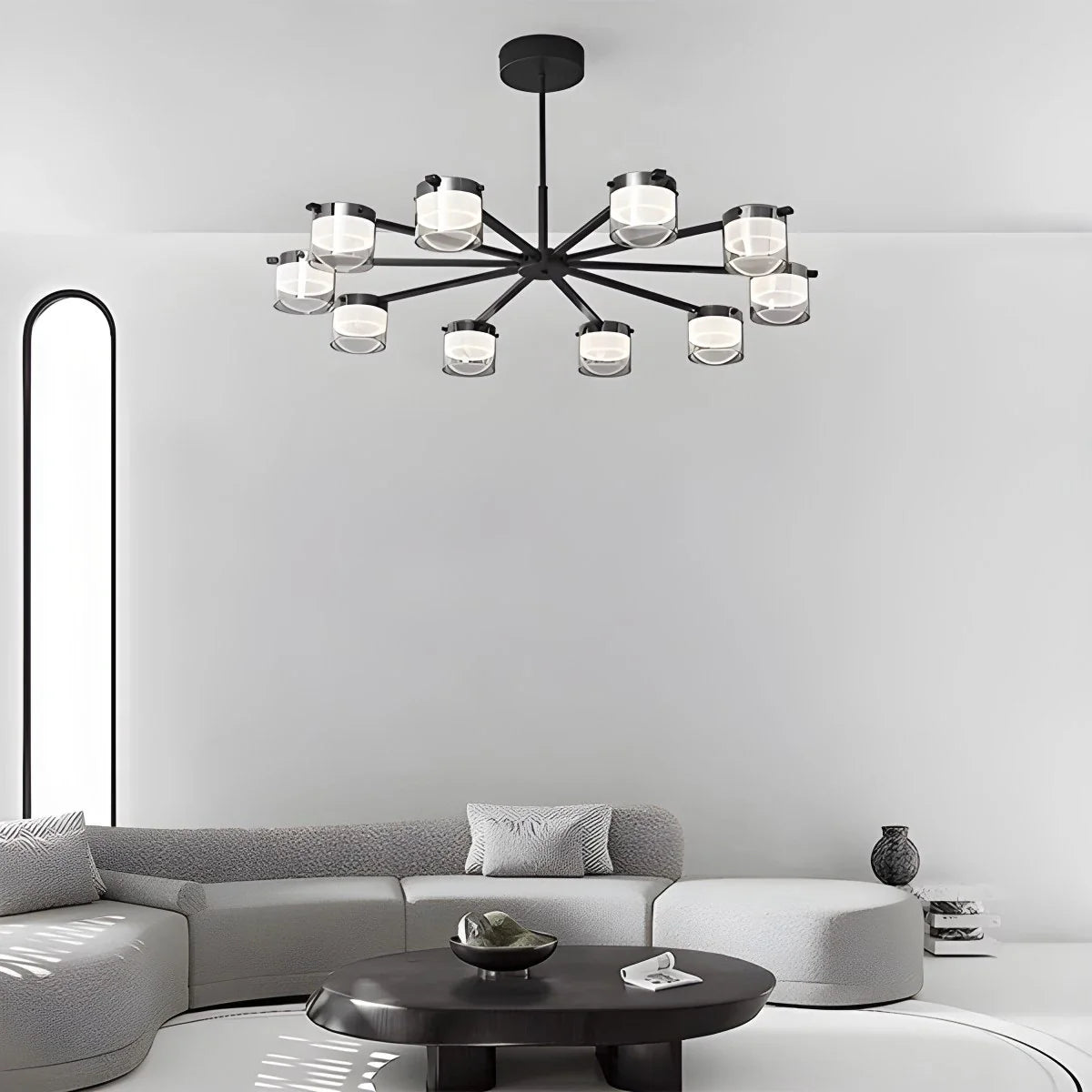 Light Luxury Creative Glass Chandelier