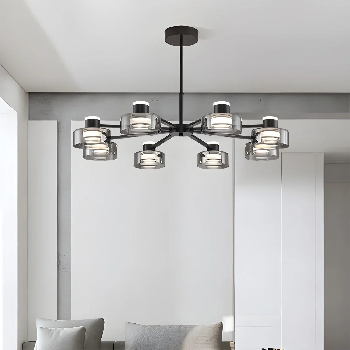 Light Luxury Creative Glass Chandelier