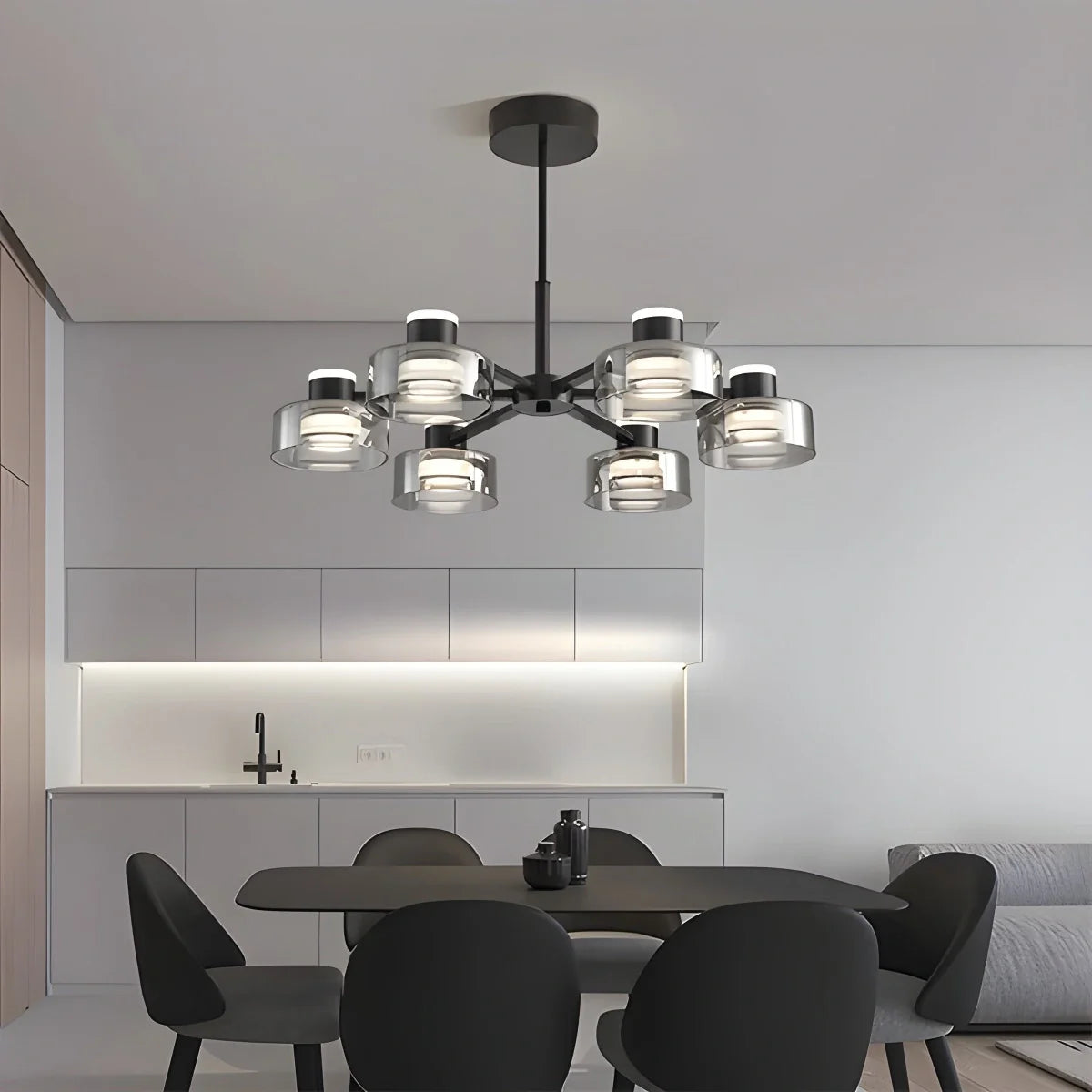 Light Luxury Creative Glass Chandelier