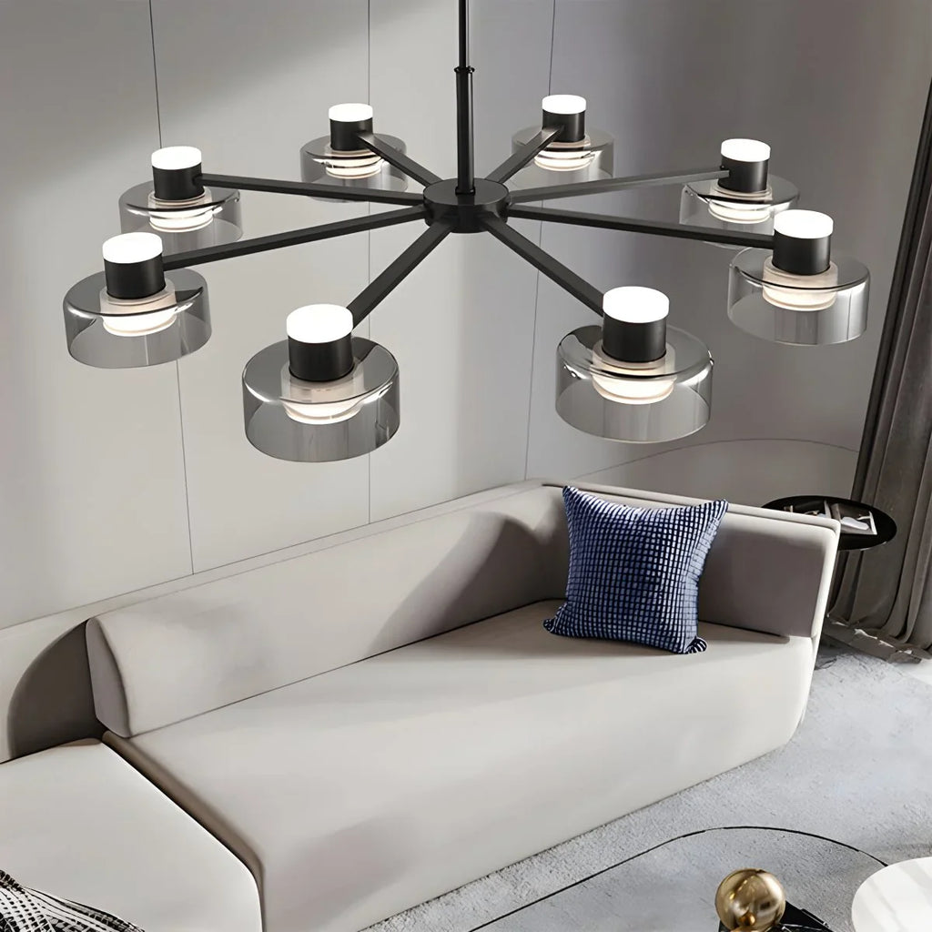 Light Luxury Creative Glass Chandelier