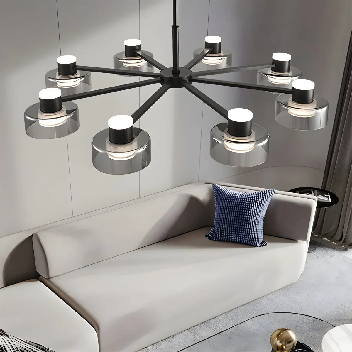 Light Luxury Creative Glass Chandelier