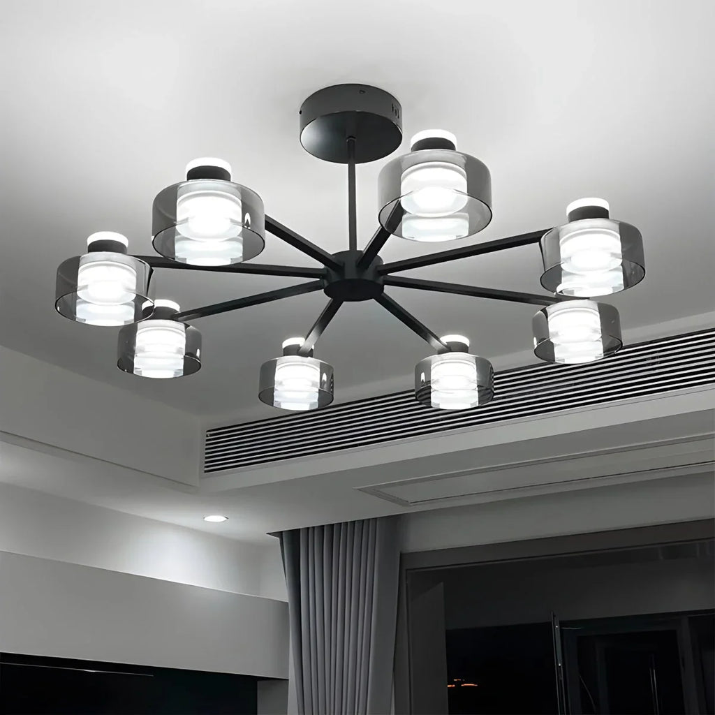 Light Luxury Creative Glass Chandelier