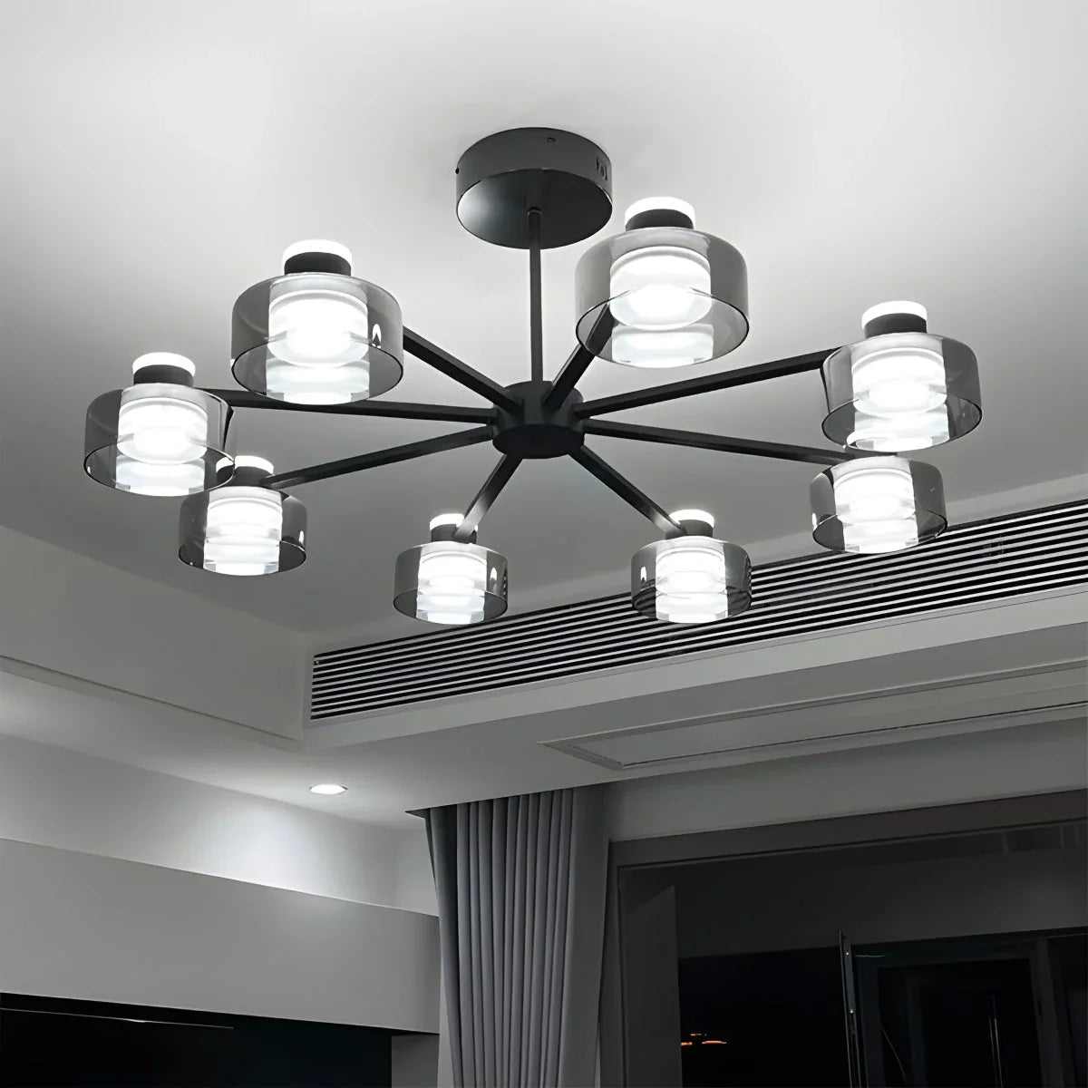 Light Luxury Creative Glass Chandelier