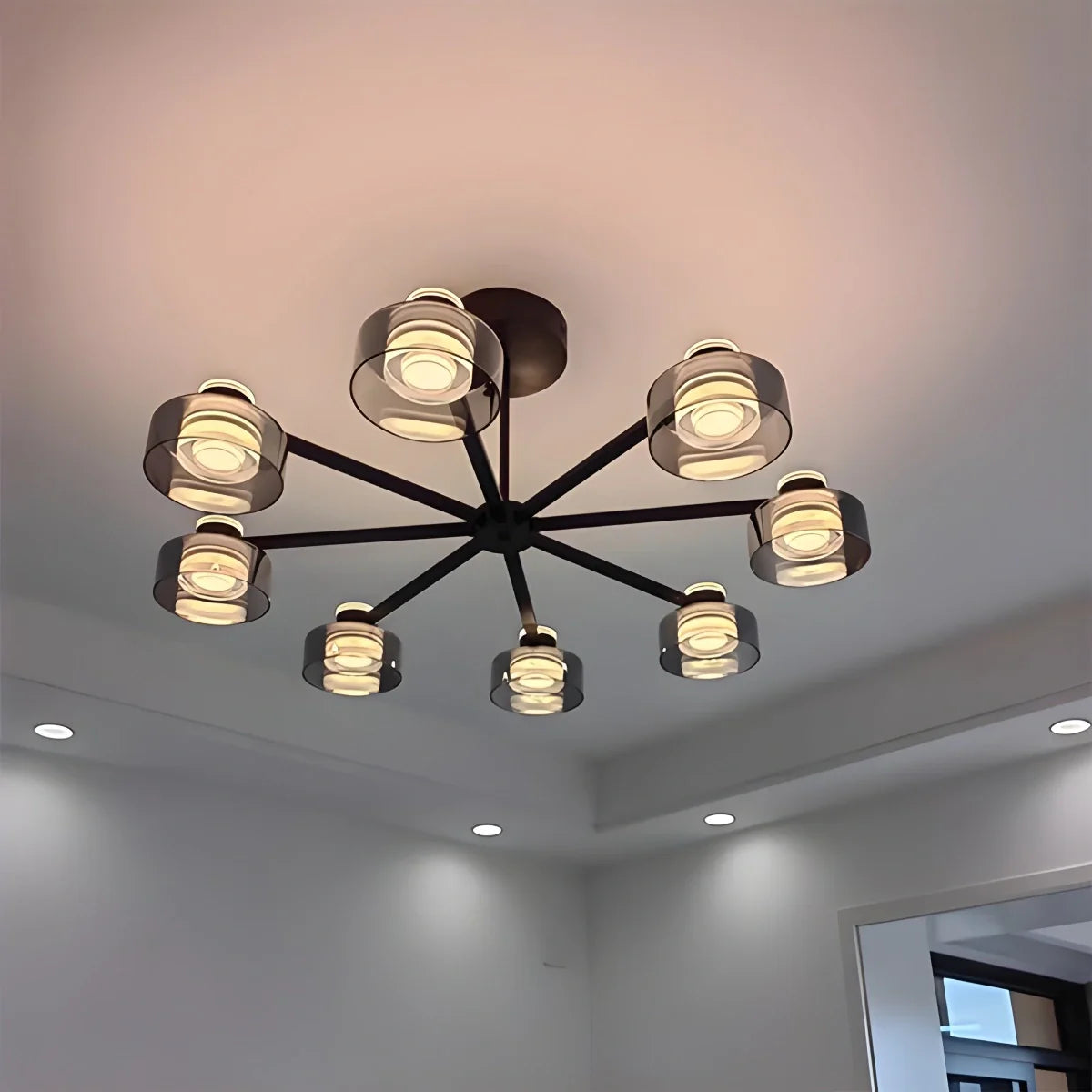Light Luxury Creative Glass Chandelier