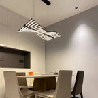 Linear Fish Bone Modeling Chandelier