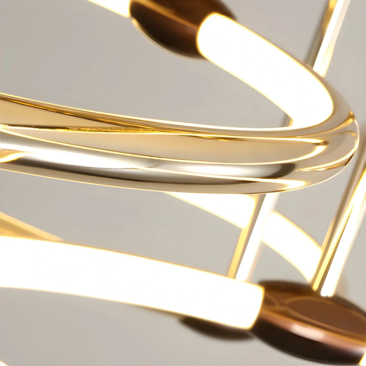 Metal Circular Chandelier Ceiling Lamp