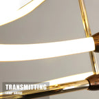 Metal Circular Chandelier Ceiling Lamp