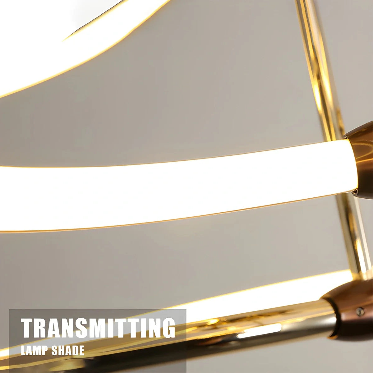 Metal Circular Chandelier Ceiling Lamp