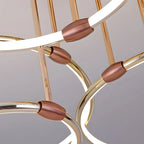 Metal Circular Chandelier Ceiling Lamp