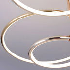 Metal Circular Chandelier Ceiling Lamp