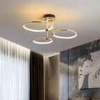 Metal Circular Chandelier Ceiling Lamp
