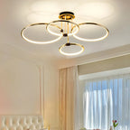 Metal Circular Chandelier Ceiling Lamp