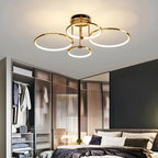 Metal Circular Chandelier Ceiling Lamp
